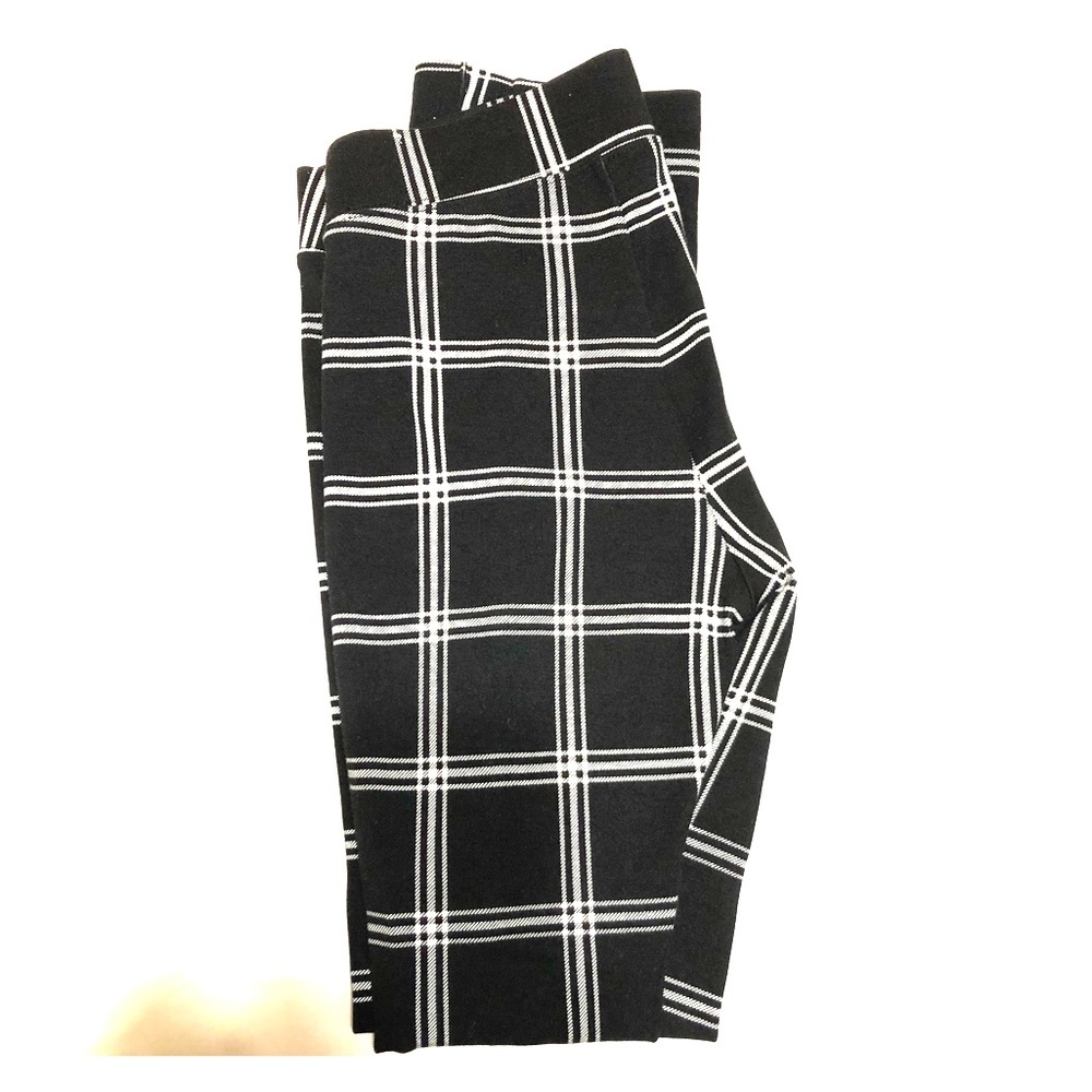 Black Plaid Stevie Pants